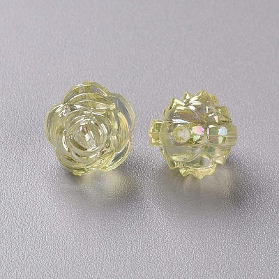 Transparent Acrylic Beads TACR-S154-33C-915-1