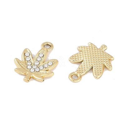 Alloy Rhinestone Pendants FIND-M018-24A-G-1