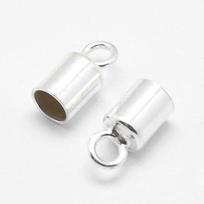 925 Sterling Silver Cord Ends STER-F032-09S-2.5mm-1