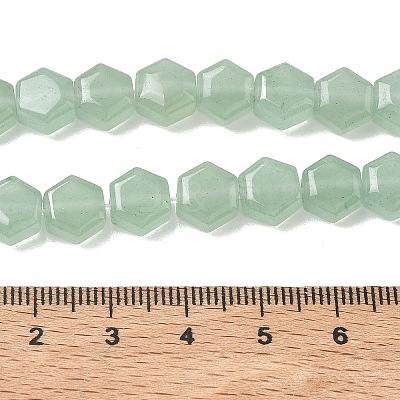 Natural Green Aventurine Beads Strands G-G463-A02-8x9mm-1