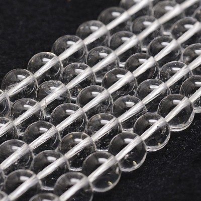 Natural Quartz Crystal Beads Strands X-G-D840-61-8mm-1