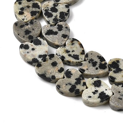 Natural Dalmatian Jasper Beads Strands X-G-M403-A31-03-1