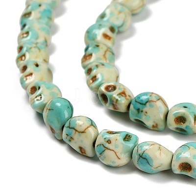 Synthetic Turquoise Beads Strands TURQ-F019-02D-1