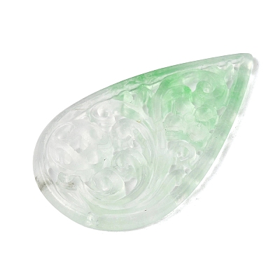 Natural Quartz Carved Pendants G-Z162-03-1