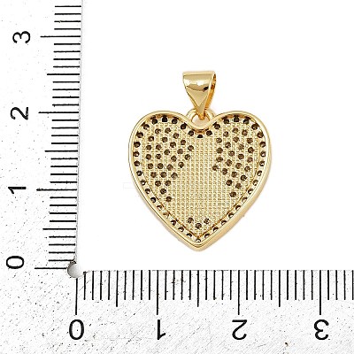 Brass Micro Pave Cubic Zirconia Pendants KK-P323-11B-G01-1