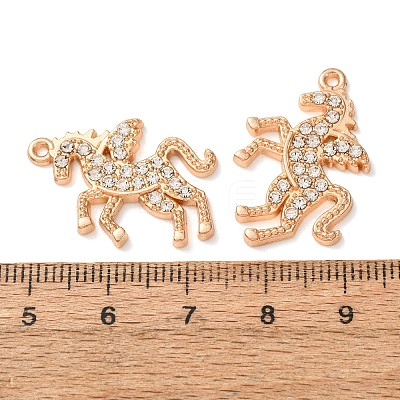 Alloy Rhinestone Pendants RB-CBAA987-03KCG-1