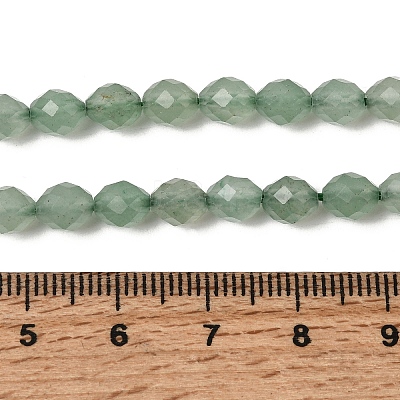 Natural Green Aventurine Beads Strands G-K376-F14-01-1