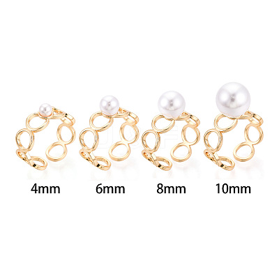 Ring Brass & Enamel Cup Peg Ring Settings LS-KK-N274-26G-1