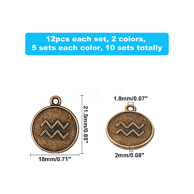 Alloy Pendants PALLOY-PH0013-69-1