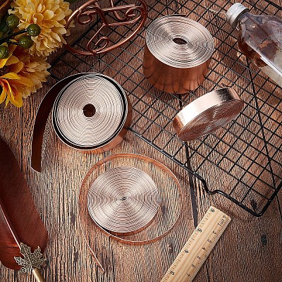 Soft Flat Imitation Leather Cord LC-WH0006-03B-03-1