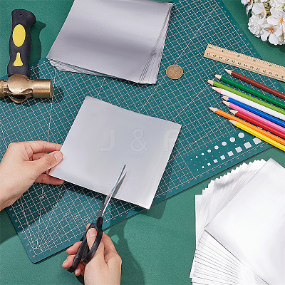 Square Tinfoil Paper Sheets for Craft Engraving DIY-WH0671-302A-01-1