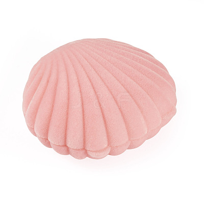 Shell Shaped Velvet Jewelry Storage Boxes VBOX-TADJ0001-02A-1