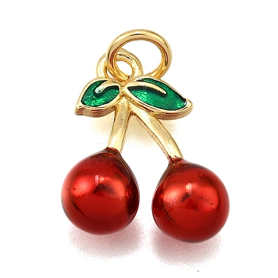 Brass Enamel Pendants X-KK-K401-47A-G-1