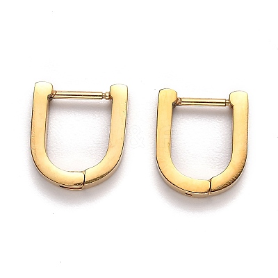 304 Stainless Steel Huggie Hoop Earrings STAS-J033-12A-G-1
