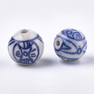 Handmade Porcelain Beads PORC-S498-60-1