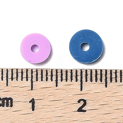 150G 15 Colors Handmade Polymer Clay Beads CLAY-JP0001-11-6mm-1