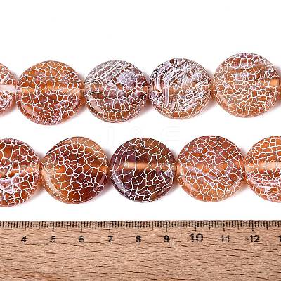 Natural Weathered Agate Beads Strands G-Q606-42D-1