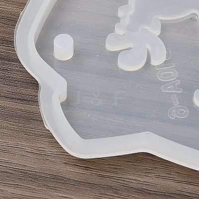 Christmas Theme DIY Silicone Pendant Molds LS-SIMO-G007-01E-1