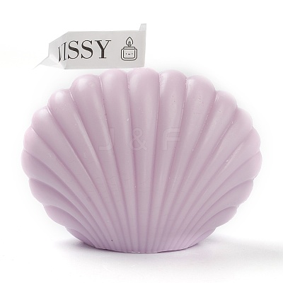 Shell Shaped Aromatherapy Smokeless Candles DIY-C001-06C-1