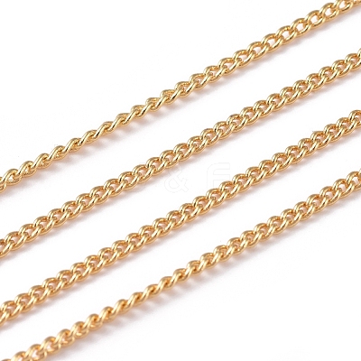Brass Curb Chains CHC-G005-14G-1