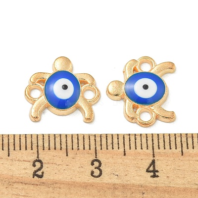 Alloy Enamel Links Connector Charms ENAM-S003-01G-1