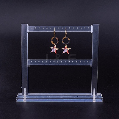 Organic Glass Earring Displays EDIS-L006-17-1