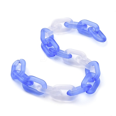 Handmade Acrylic Cable Link Chains AJEW-JB00640-1