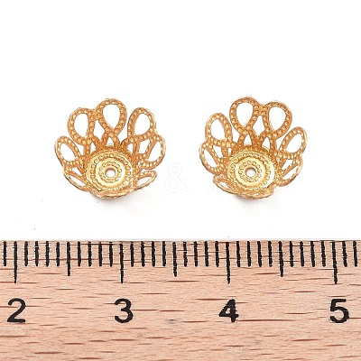 316 Surgical Stainless Steel  Bead Caps STAS-Q310-09A-G-1