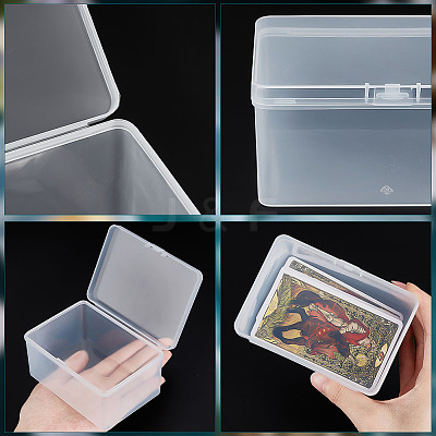 Plastic Bead Containers with Hinged Lid CON-WH0089-74-1