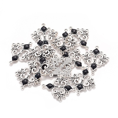 Alloy Enamel Chandelier Component Links LS-ENAM-EA9734Y-1-1