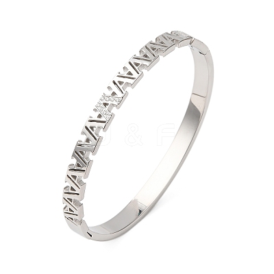 304 Stainless Steel Micro Pave Cubic Zirconia Hinged Bangles for Women BJEW-Z146-01P-1