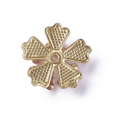Brass Bead Caps KK-E767-01-1