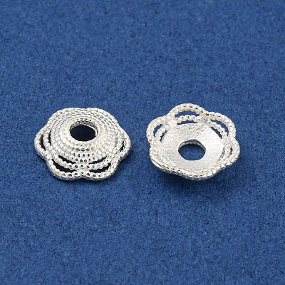 925 Sterling Silver Bead Caps STER-C007-04E-S-1