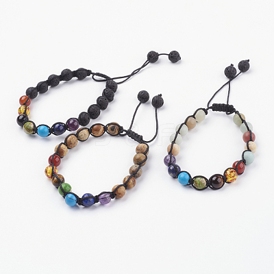 Chakra Jewelry BJEW-JB03517-1