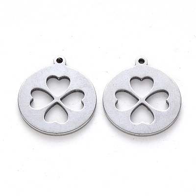 Non-Tarnish 201 Stainless Steel Pendants STAS-N092-12-1