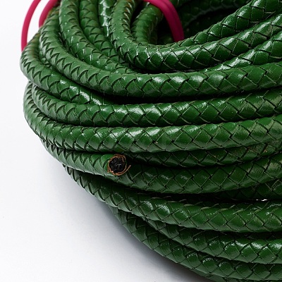 Braided Leather Cord with Core WL-F009-B05-6mm-1