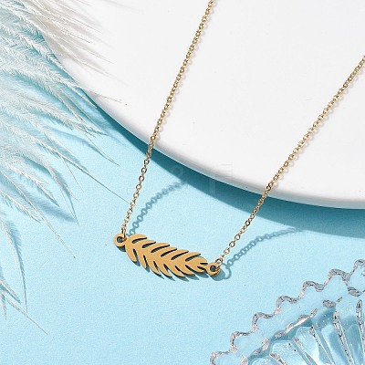 304 Stainless Steel Pendant Necklaces NJEW-TA00139-1