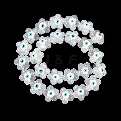 Transparent Glass Beads Strands GLAA-K070-01G-1
