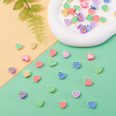 Handmade Polymer Clay Beads CLAY-CJ0001-47-1