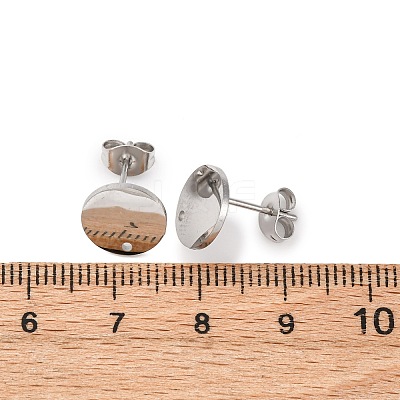 304 Stainless Steel Stud Earring Findings STAS-H436-21P-03-1