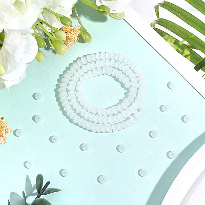 3 Strands Imitation Jade Glass Beads GLAA-PA0001-36A-01-1