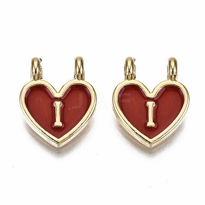 Alloy Enamel Charms ENAM-T012-02I-RS-1