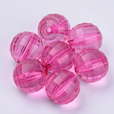 Transparent Acrylic Beads TACR-Q254-10mm-V08-1
