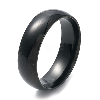 Ion Plating(IP) 304 Stainless Steel Flat Plain Band Rings STAS-I160-A-22mm-B-1