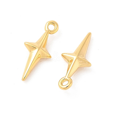 SHEGRACE Brass Star Charms XGR0167G-104G-1