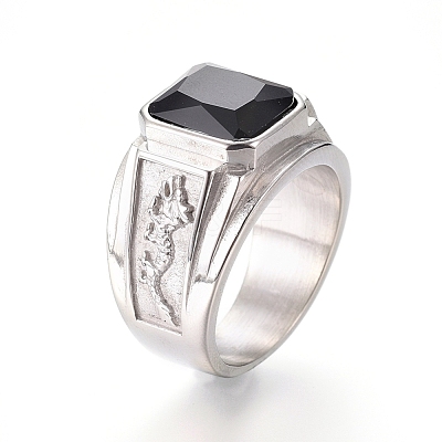 304 Stainless Steel Wide Band Rings RJEW-D073-15-P-1