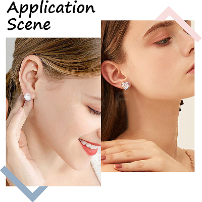 1600Pcs 2 Styles 304 Stainless Steel Flat Round Blank Peg Stud Earring Findings FIND-BBC0003-53A-1