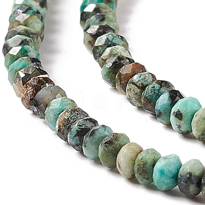 Natural African Turquoise(Jasper) Beads Strands G-F717-02A-1
