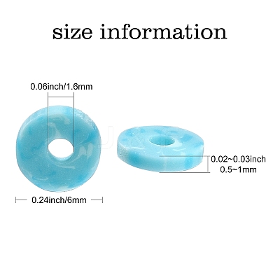 7 Strands 2 Styles Handmade Polymer Clay Beads CLAY-CJ0001-82-1