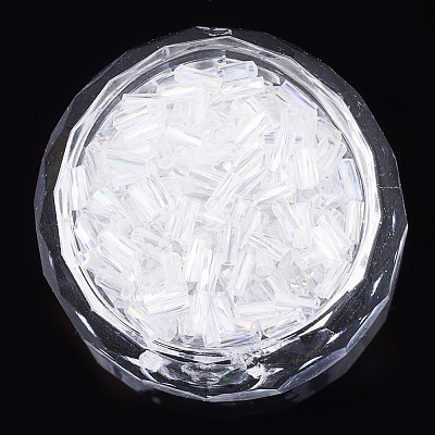 Glass Twist Bugle Beads SEED-S018-04A-1